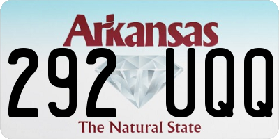 AR license plate 292UQQ