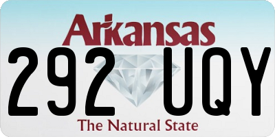 AR license plate 292UQY