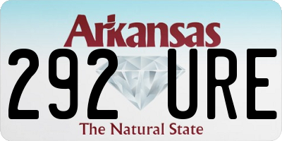AR license plate 292URE