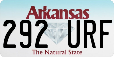AR license plate 292URF