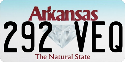 AR license plate 292VEQ