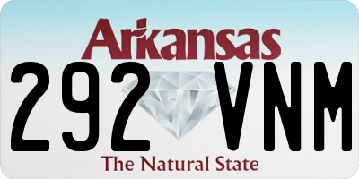 AR license plate 292VNM