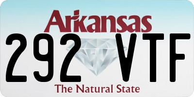 AR license plate 292VTF