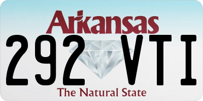 AR license plate 292VTI