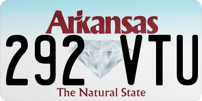 AR license plate 292VTU