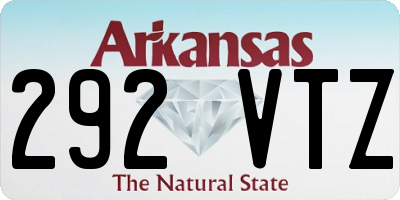 AR license plate 292VTZ