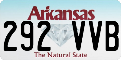AR license plate 292VVB