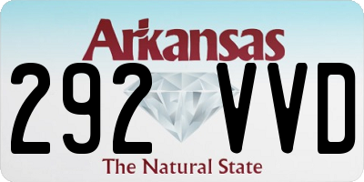 AR license plate 292VVD