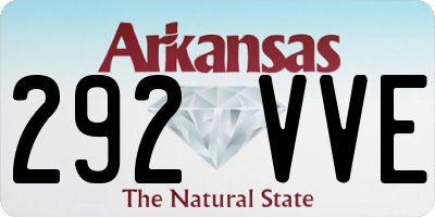 AR license plate 292VVE