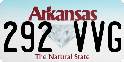 AR license plate 292VVG