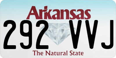 AR license plate 292VVJ