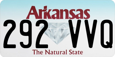 AR license plate 292VVQ
