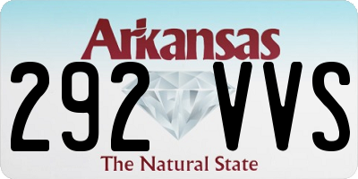 AR license plate 292VVS