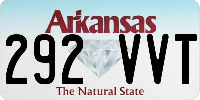 AR license plate 292VVT