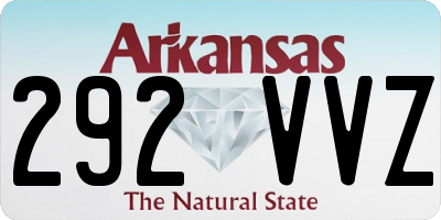 AR license plate 292VVZ