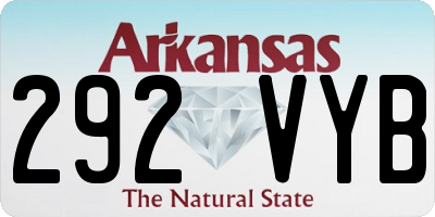 AR license plate 292VYB