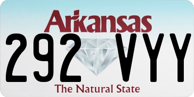 AR license plate 292VYY