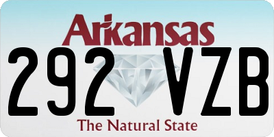 AR license plate 292VZB