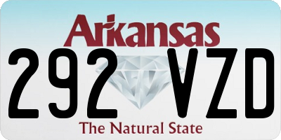 AR license plate 292VZD