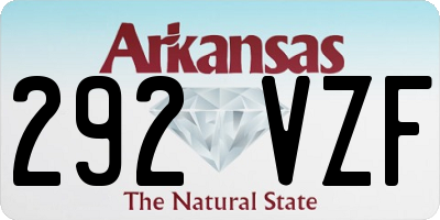 AR license plate 292VZF