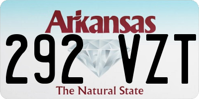 AR license plate 292VZT