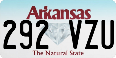 AR license plate 292VZU