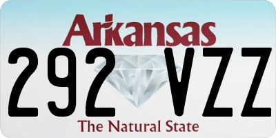 AR license plate 292VZZ