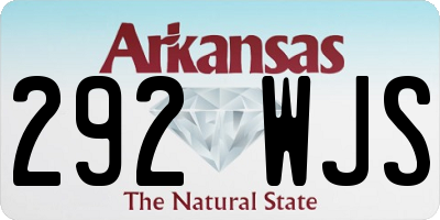 AR license plate 292WJS