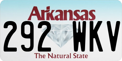 AR license plate 292WKV