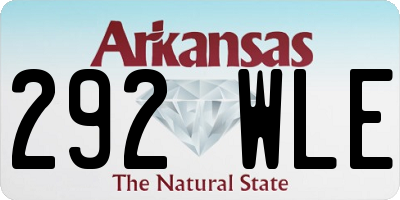 AR license plate 292WLE