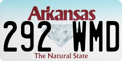 AR license plate 292WMD
