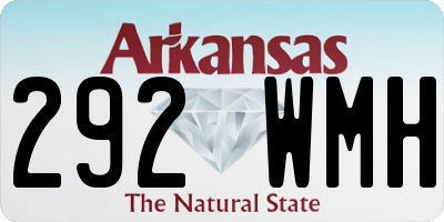 AR license plate 292WMH