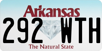 AR license plate 292WTH