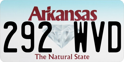 AR license plate 292WVD