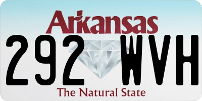 AR license plate 292WVH
