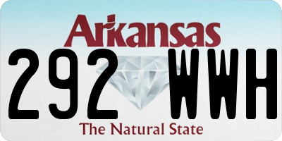 AR license plate 292WWH