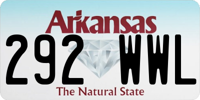 AR license plate 292WWL