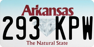 AR license plate 293KPW