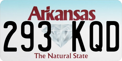 AR license plate 293KQD