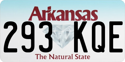 AR license plate 293KQE