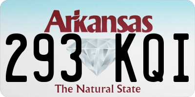AR license plate 293KQI