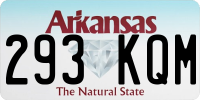 AR license plate 293KQM