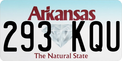AR license plate 293KQU
