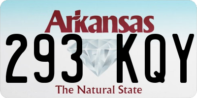 AR license plate 293KQY
