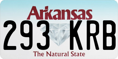 AR license plate 293KRB