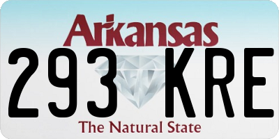 AR license plate 293KRE
