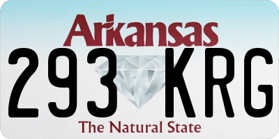 AR license plate 293KRG