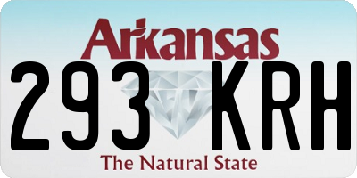 AR license plate 293KRH