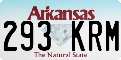 AR license plate 293KRM