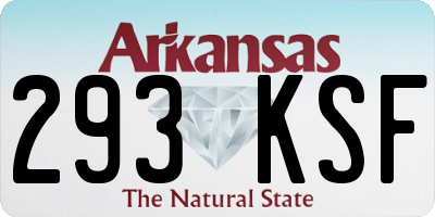 AR license plate 293KSF